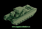 Сборная модель из пластика Советский тяжелый танк Т-35 (1/100) Звезда - фото