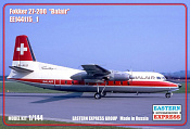 Сборная модель из пластика Пассажирский самолет Fokker F-27-200 Balair (1/144) Восточный экспресс - фото