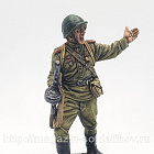 Миниатюра в росписи Рядовой советской армии 1943-45 гг, 54 мм
