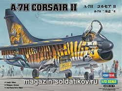 Сборная модель из пластика Самолет «A-7H Corsair II» (1/72) Hobbyboss