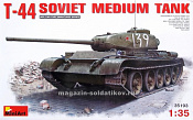 Сборная модель из пластика Т-44 Советский средний танк, MiniArt (1/35) - фото