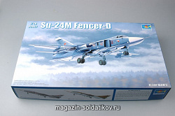 Сборная модель из пластика Самолет Су - 24М 1:48 Трумпетер