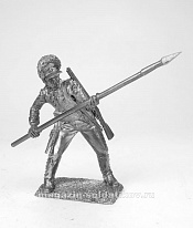 Миниатюра из олова 5253 СП Сержант егерского полка, 1780-1790 гг, 54 мм, Солдатики Публия - фото