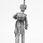 Миниатюра из олова 439 РТ Обер-офицер лейб гвардии Литовского полка 1812 г.. 54 мм, Ратник