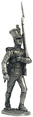 Миниатюра из металла 061. Фузелер линейной пехоты, Франция 1812-1815 гг. EK Castings