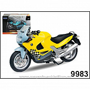 Масштабная модель в сборе и окраске Мотоцикл «BMW K1200RS» в ассортименте,1:18, Autotime - фото