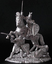 Миниатюра из металла Лебединые рыцари, комплект металлических фигурок, 32 мм, Mithril - фото