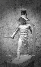 Сборная фигура из смолы Gladiator murmilon, 75 мм, Mercury Models - фото