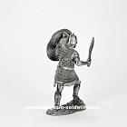 Миниатюра из олова Тяжеловооруженный пехотинец священного отряда, III-II век до н.э., 54 мм, Солдатики Публия