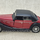 Mercedes-Benz 500K Cabriolet бордовый с черной крышей 1/43 Китай (700-198) (700-198)