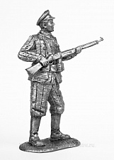 Миниатюра из олова 759 РТ Ополченец, рабочий, 1941 г, 54 мм, Ратник - фото