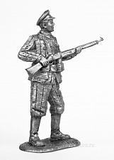 Миниатюра из олова 759 РТ Ополченец, рабочий, 1941 г, 54 мм, Ратник - фото