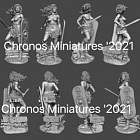 Сборная миниатюра из металла Миры фэнтези: Кельтская женщина-воин 54 мм, Chronos miniatures