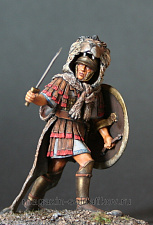 Сборная фигура из металла Punic Officer, 54 мм, Alive history miniatures - фото