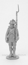 Сборная миниатюра из смолы Фузилер линейной пехоты в шляпе. Франция, 1802-1806 гг, 28 мм, Аванпост - фото