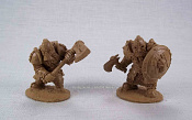Солдатики из пластика Гномы (коричневый цвет), 1:32 Хобби Бункер - фото