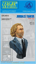 Сборная миниатюра из смолы CR 20012 Журналист Франсуа (фильм «Игрушка»), 200 мм Corsar Rex - фото