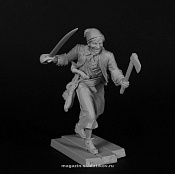 Сборная фигура из смолы Пират №2, 54 мм, Chronos miniatures - фото