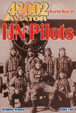 WW2 IJN pilots and ground crew, 1:48, Aviator - фото