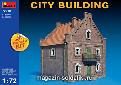 Сборная модель из пластика Городское здание MiniArt (1:72)