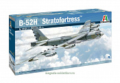 Сборная модель из пластика ИТ Самолет B-52H Stratofortress 1:72 Italeri - фото