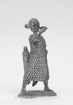 Миниатюра из олова 5180 СП Египетский военачальник 54 мм, Солдатики Публия