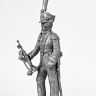 Миниатюра из олова 480 РТ Трубач конно-егерских полков, 1813-14 гг. 54 мм, Ратник