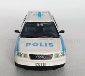 -  Audi A6 Аvant Полиция Швеции 1/43 - фото