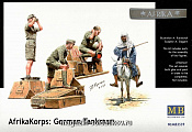Сборные фигуры из пластика MB 3559 Немецкие танкисты, ДАК (1/35) Master Box - фото