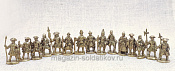 Фигурки из бронзы Полтавская битва (набор 15 шт), 25 мм, Unica - фото