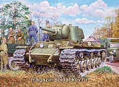 Сборная модель из пластика Тяжелый танк КВ-9 (122мм пушка) (1/35) Восточный экспресс - фото