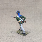 Миниатюра из олова Рядовой мушкетерского полка 1780-90 годы, Россия, 54 мм, Студия Большой полк