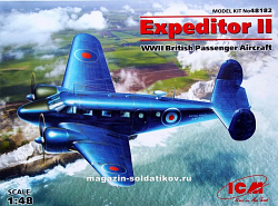 Сборная модель из пластика Expeditor II, Британский пассажирский самолёт II МВ (1/48) ICM