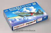 Сборная модель из пластика Самолет МиГ - 3 (ранняя версия) 1:48 Трумпетер - фото