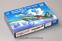 Сборная модель из пластика Самолет МиГ - 3 (ранняя версия) 1:48 Трумпетер