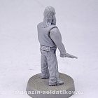 Сборная фигура из смолы Рокер (байкер), серия «Наемники» 28 мм, ArmyZone Miniatures