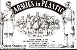 Прусский ландвер (Силезцы) 1815 г., 1/32, Armies in plastic