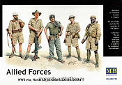 Сборные фигуры из пластика MB 3594 Союзные войска. Северная Африка (1/35) Master Box - фото