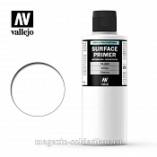 Акриловый грунт - полиуретановый, белый, 200 мм Vallejo. Краски, химия, инструменты - фото