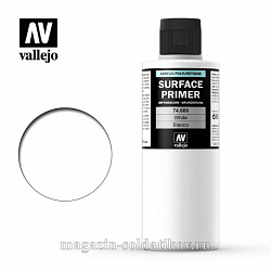 Акриловый грунт - полиуретановый, белый, 200 мм Vallejo