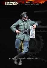 Сборная фигура из смолы Немецкий офицер 1/35, Stalingrad - фото