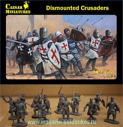 Солдатики из пластика Пешие крестоносцы (1/72) Caesar Miniatures