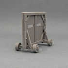 Сборная миниатюра из смолы Гуляй-город (колёсный), 28 мм, Аванпост