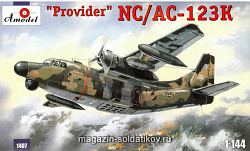 Сборная модель из пластика NC/AC-123K самолет ВВС США Amodel (1/144)