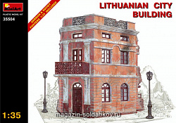 Сборная модель из пластика Литовское городское здание MiniArt (1/35)