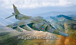 Сборная модель из пластика ИТ Самолет Harrier GR.3 «Falkland» (1/72) Italeri