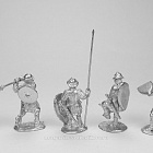 Сборные фигуры из металла Средние века, набор №5 (5 фигур) 28 мм, Figures from Leon
