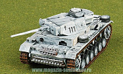 Масштабная модель в сборе и окраске Танк PANZER III AUSF. L 3.Pz.Gren.Div., Russia 1942, Panzerstahl - фото