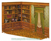 Сборная модель из картона Румбокс для коллекционного набора мебели «Кабинет». Умбум - фото