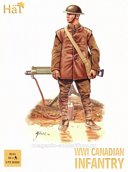 Солдатики из пластика WWI Canadian Infantry (1:72), Hat